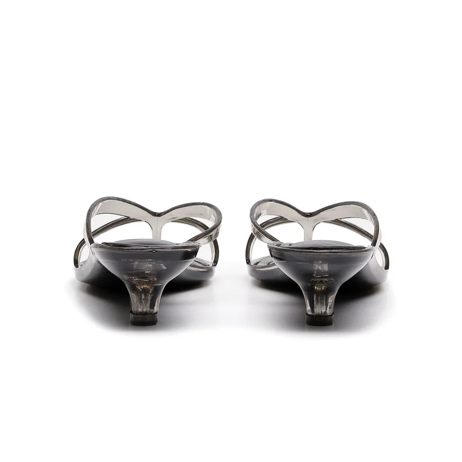 Neue transparente Mid-Kitten-Heel-Zehentrenner-Sandalen für Damen, schicke transparente Slides für den Sommer, Damen-Outdoor-Strand-Jelly-Flip-Flops, einfache Schuhe – Detail 32