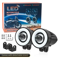 Universal LED Auxiliary Motorcycles Headlight Fog Light Driving Lamp For BMW R 1200GS R1250GS ADV F800GS K1600,Honda CRF1000L