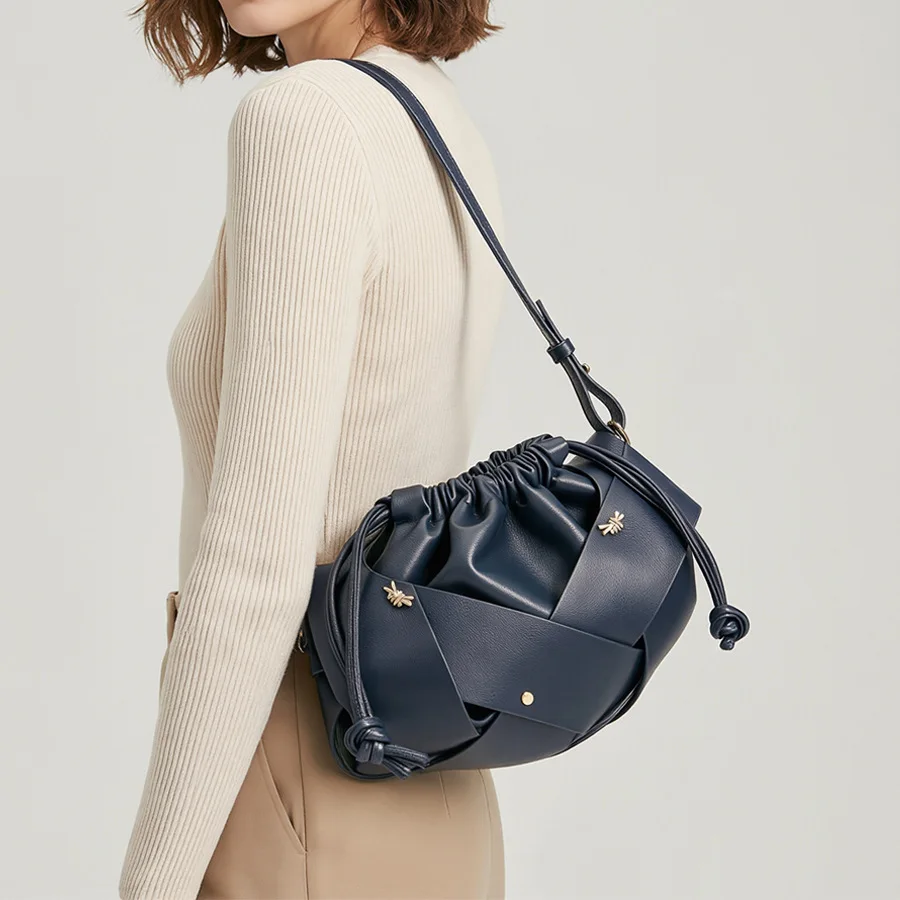 Classic Designer Diaper Bag Women Crossbody Messenger Bag Luxury Brand Minimalist Elegant Large Capacity Leather Tote Bag