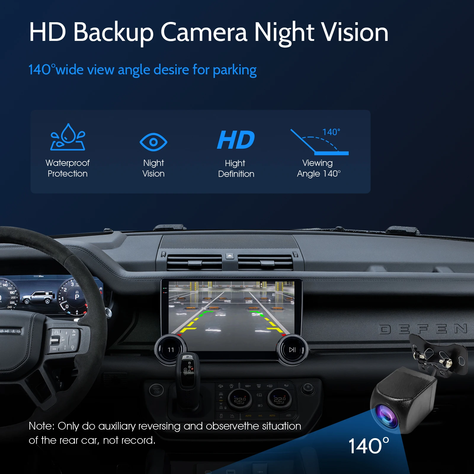 Haudio Double Din Car Stereo-Wireless CarPlay/Android Auto، راديو سيارة 10.1 بوصة مع BT 4.1/2+64GB/كاميرا احتياطية/GPS/FM/AM #6