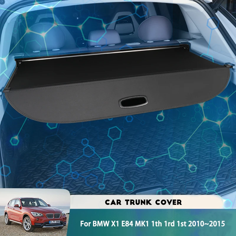 

Для BMW X1 E84 MK1 1-й 1-й 2010 ~ 2015 багажник автомобиля, грузовая крышка, органайзер, перегородка, задний багажник, Retracta, солнцезащитные козырьки, экранирующие