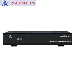 Améliorez votre expérience de visualisation avec ZGEMMA H7S-Système d'exploitation Linux Enigma2 4k-2160p et 2 * DVB-S2/S2X + DVB-T2/C tuner