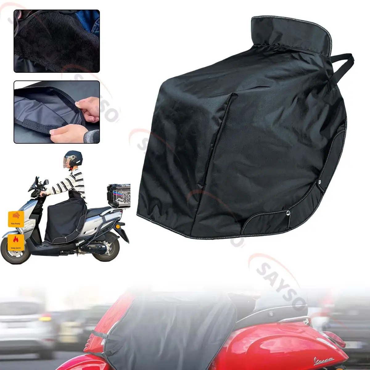 

Universal Leg Cover Scooters Motocycle Rain Wind Cold Moisture Weather Windproof Winter Quilt For Honda Peugeot YAMAHA Parts