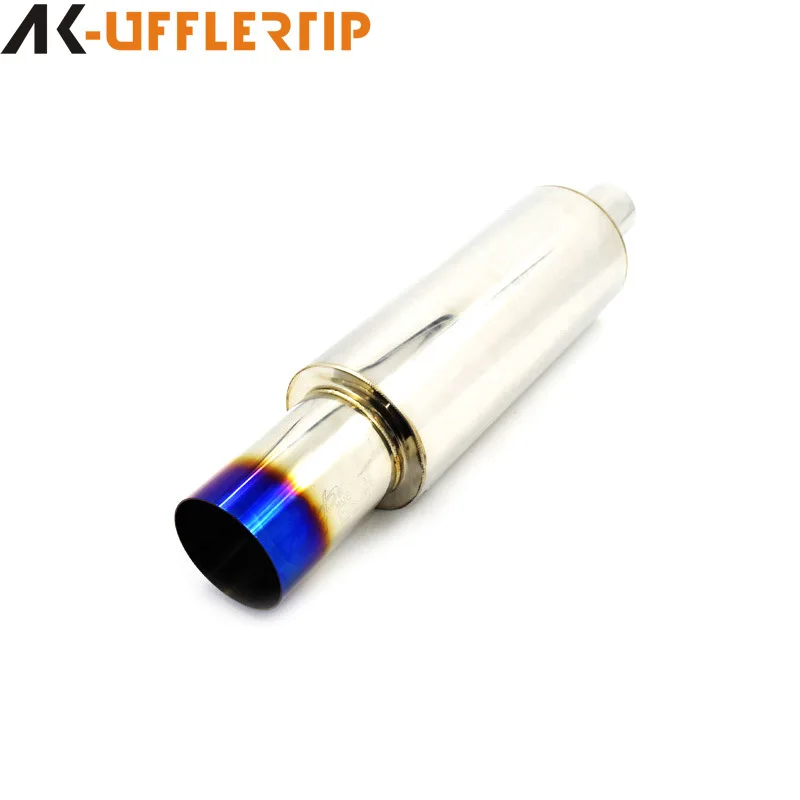 

Suitable for Customized car universal size straight drum modified exhaust pipe sports car sound drum stainless steel rear straig
