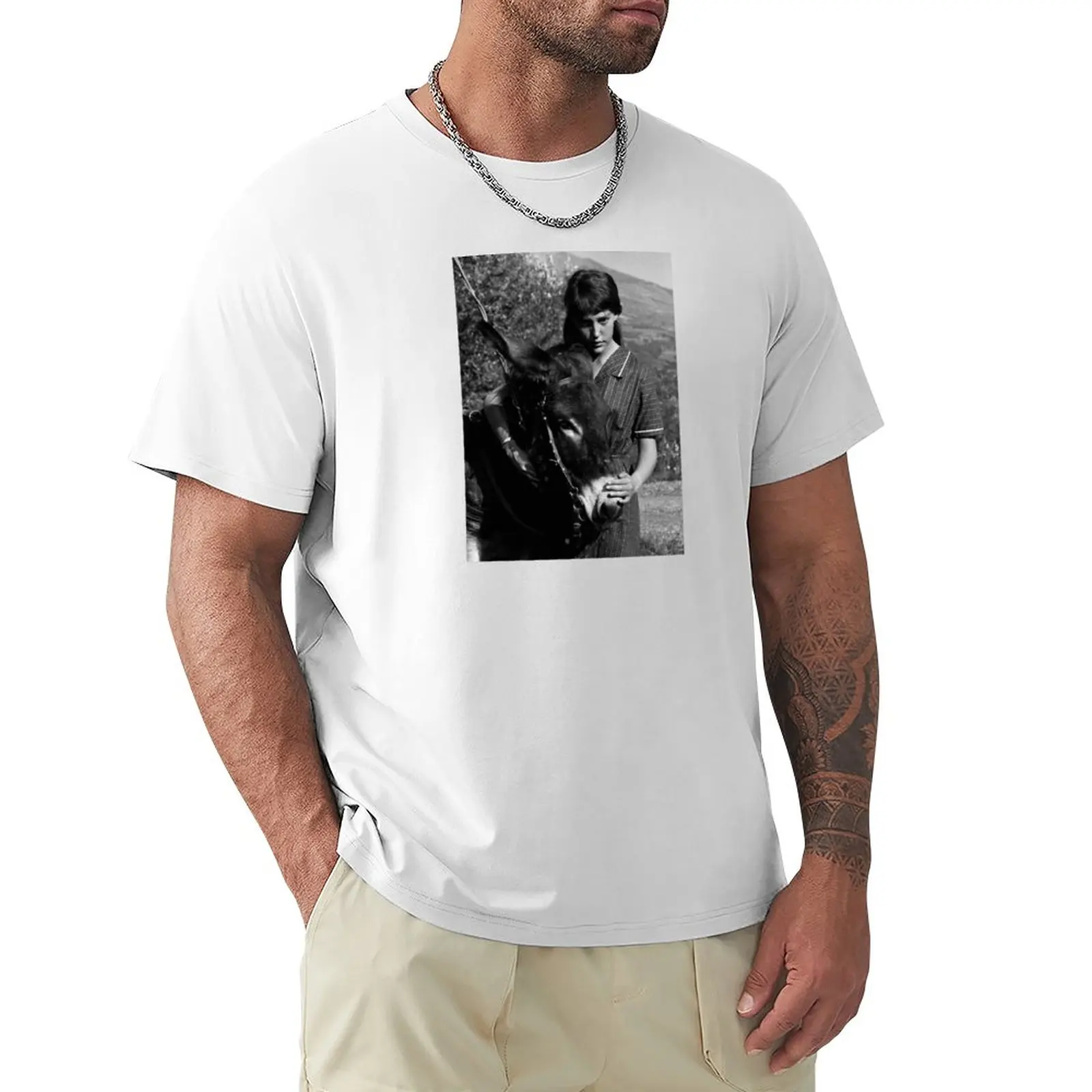 Robert Bresson Au Hasard Balthazar T-Shirt funnys blanks tshirts for men