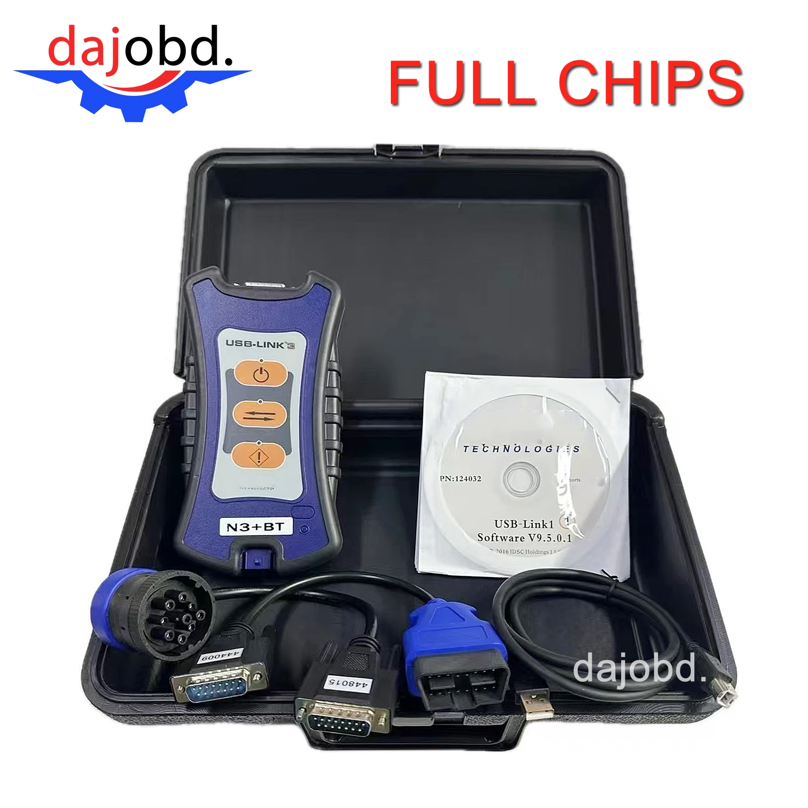 Full chips NEXIQ3 BT USB LINK NEXIQ 3 Bluetooth 125032 Truck Car Diagnostic Truck Detector