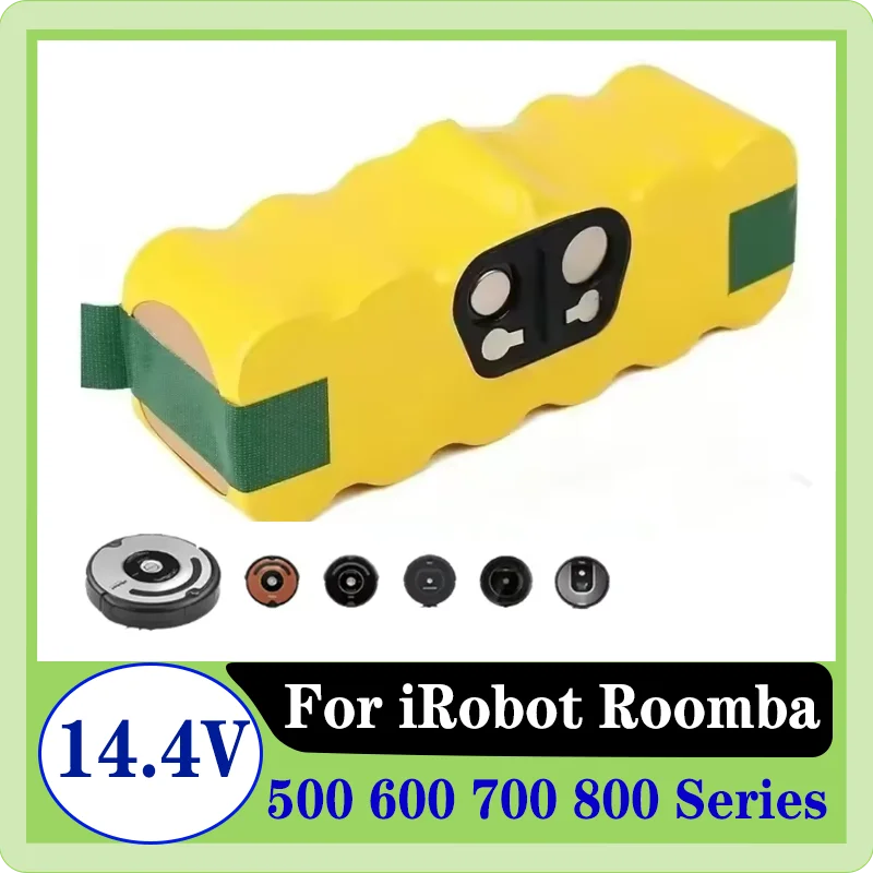 

12800mAh 14.4V Replacement NI-Mh Battery lpega for iRobot Roomba 500 600 700 800 Series roomba 530 555 560 581 620 650 760 880