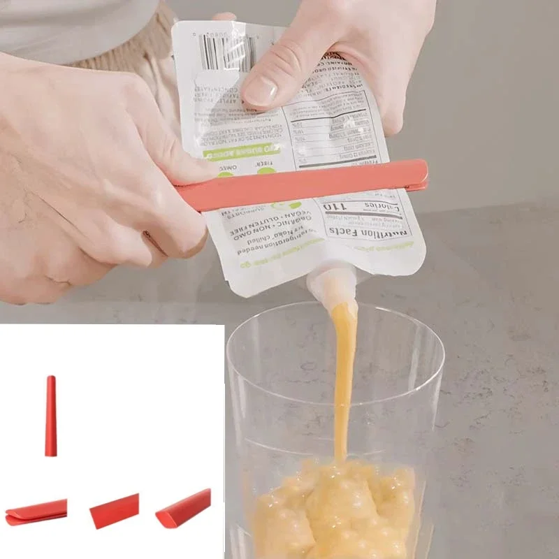 

2025 Sauce Pack Squeezing Device Portable Kitchen Squeezing Clip Non Dirty Hands Outdoor Home Auxiliary Squeezing Clip