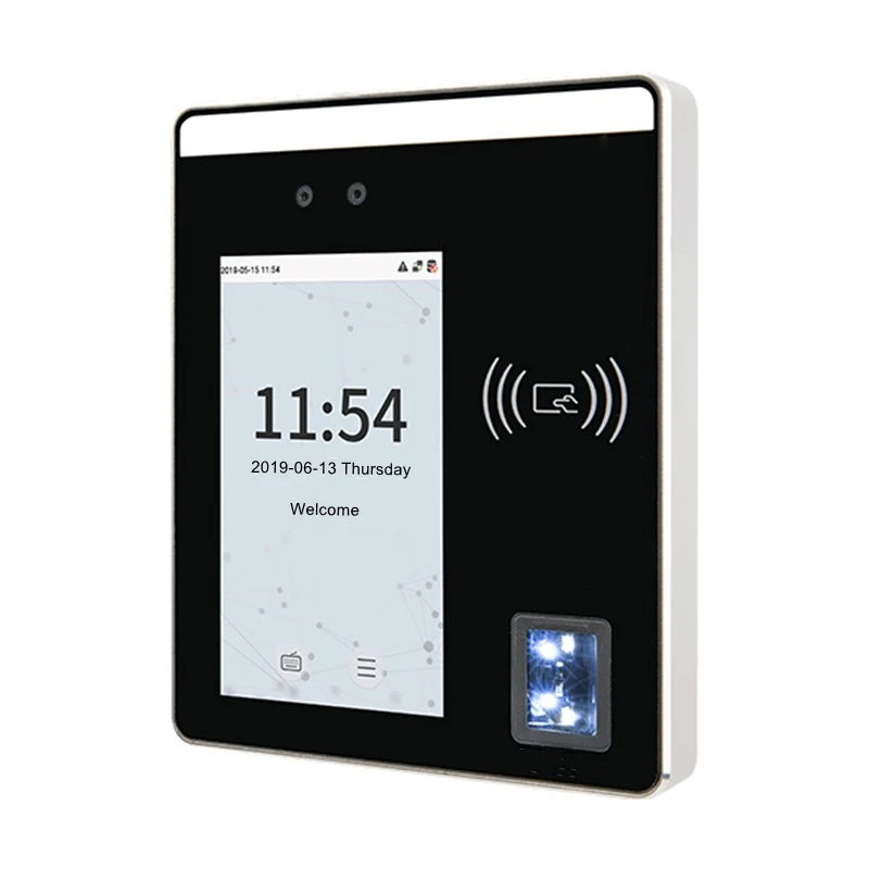 Speedface-H5L Biometric Fingerprint Access Control And Time Attendance Terminal With Visible Light Facial Recognition-image