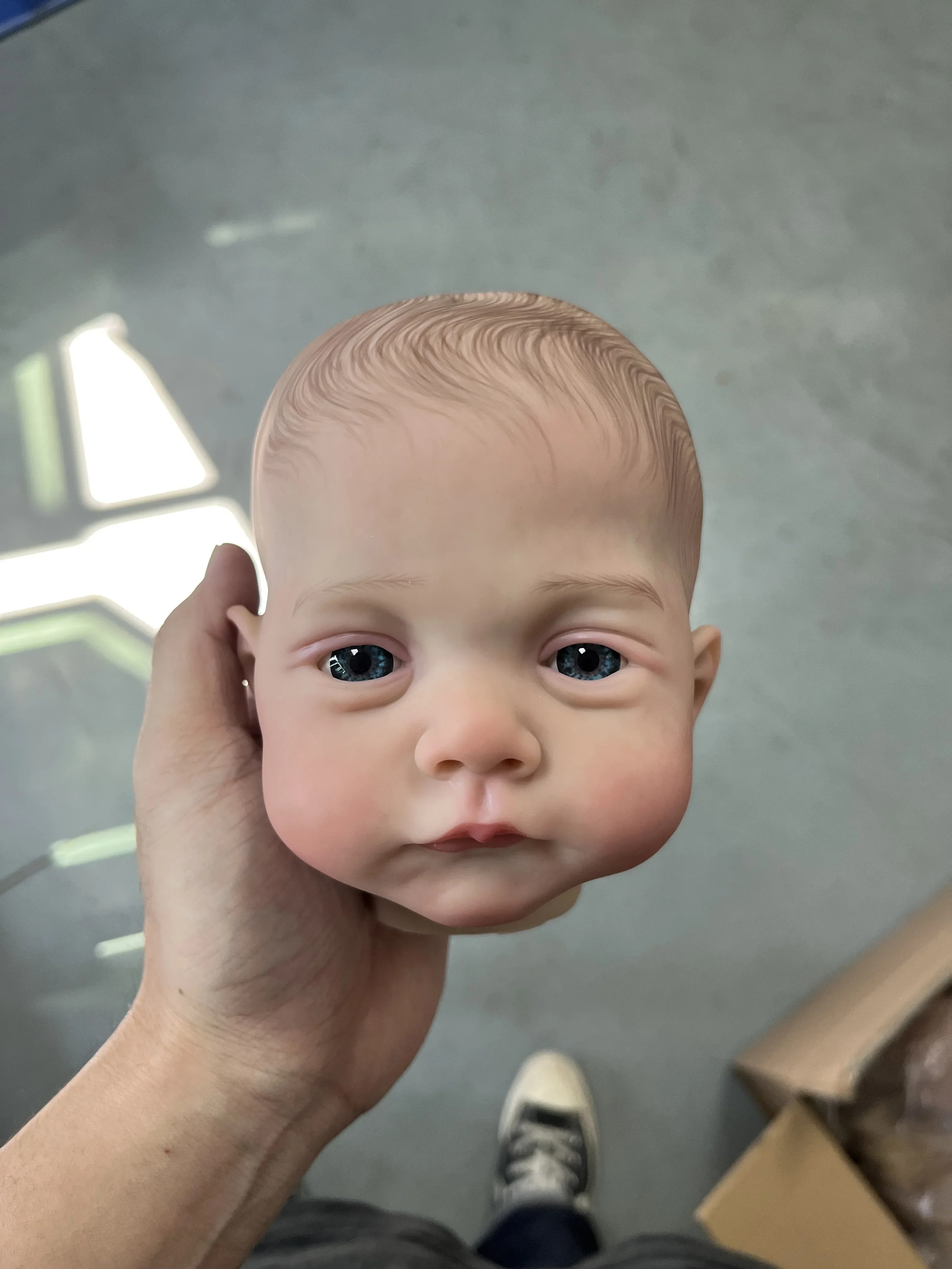 NPK 19inch New Arrival Already PaintedTwins Kit Lily and Irys Soft Touch Hand Painted with Veins Cloth body included