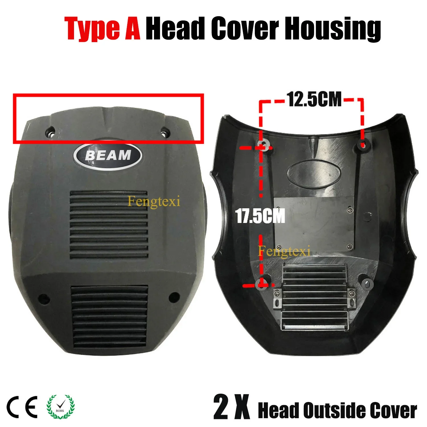 Housing Components for R7 5R Beam 200 230 260 Moving Head   Main Cover/ Arm Housing/ Small Louver and Display Side Cover