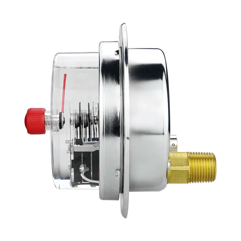 MAIRUIKESI Electric Contact Pressure Gauges 100mm 4\'\' 1.6% -1-0-600bar Axial Installation For Air, Gas, Water And Fuel Liquid