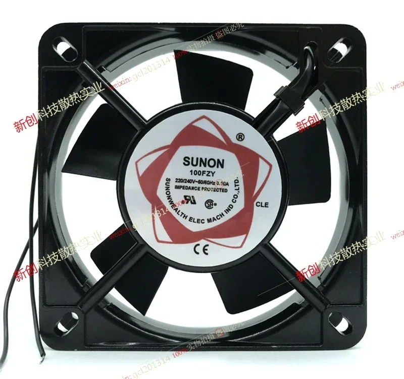 

Small cooling fan axial flow fan 11025 220V 0.10A bearing 100FZY 110MM