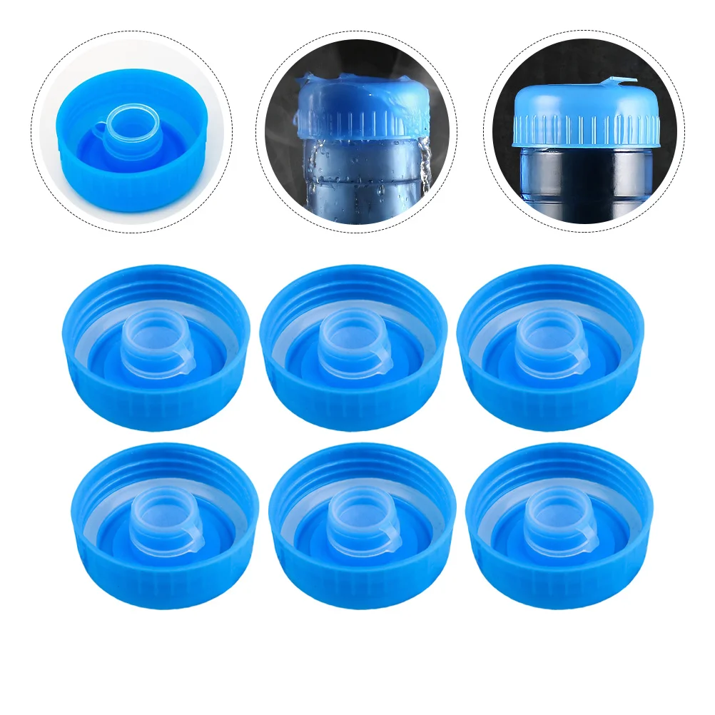 

10Pcs Pc Water Bucket Caps Reusable Non Spill Anti Splash Sealing Cover Food Grade Plastic Replacement for 5.5cm Threaded Water