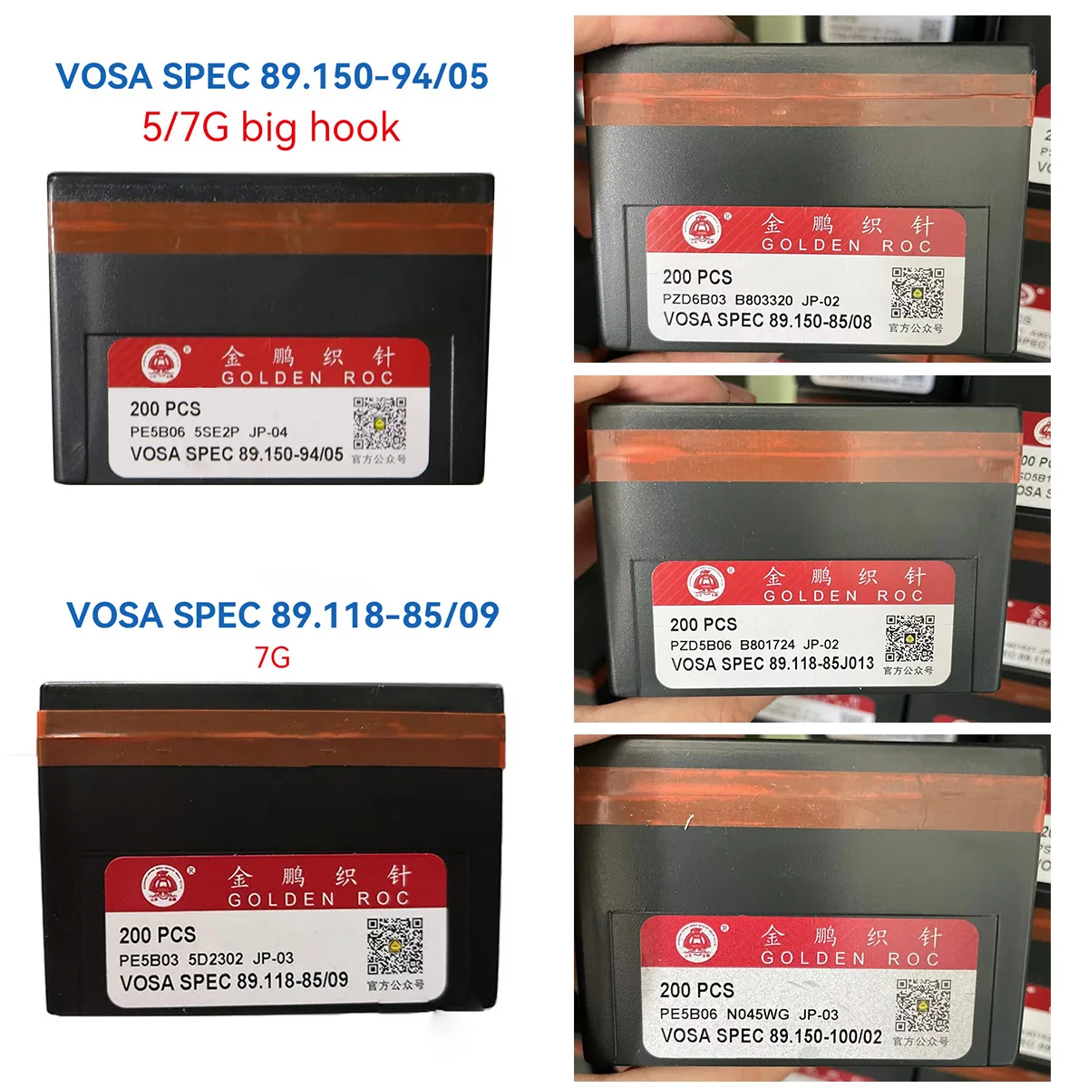 Agujas de tejer para máquina de tejer plana, piezas de repuesto, GOLDEN ROC SV, 57G, 6G, 7G, 8G, SHIMA SEIKI