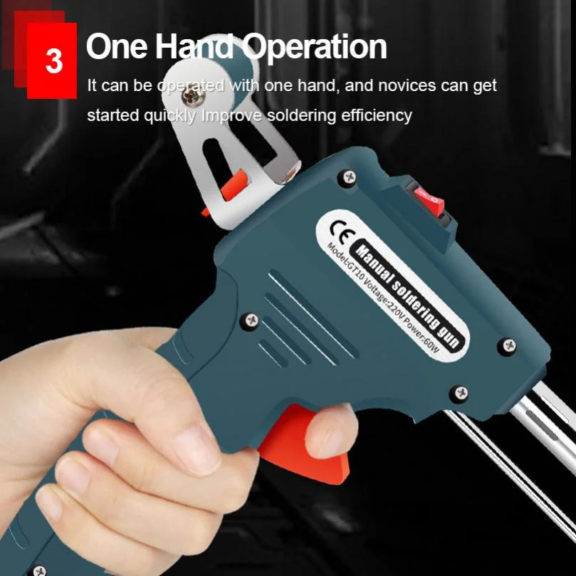 Electric Soldering Iron Hand-Held Internal Heating Automatically Send Tin Gun Welding Repair Tools 110V/220V 60W US/EU