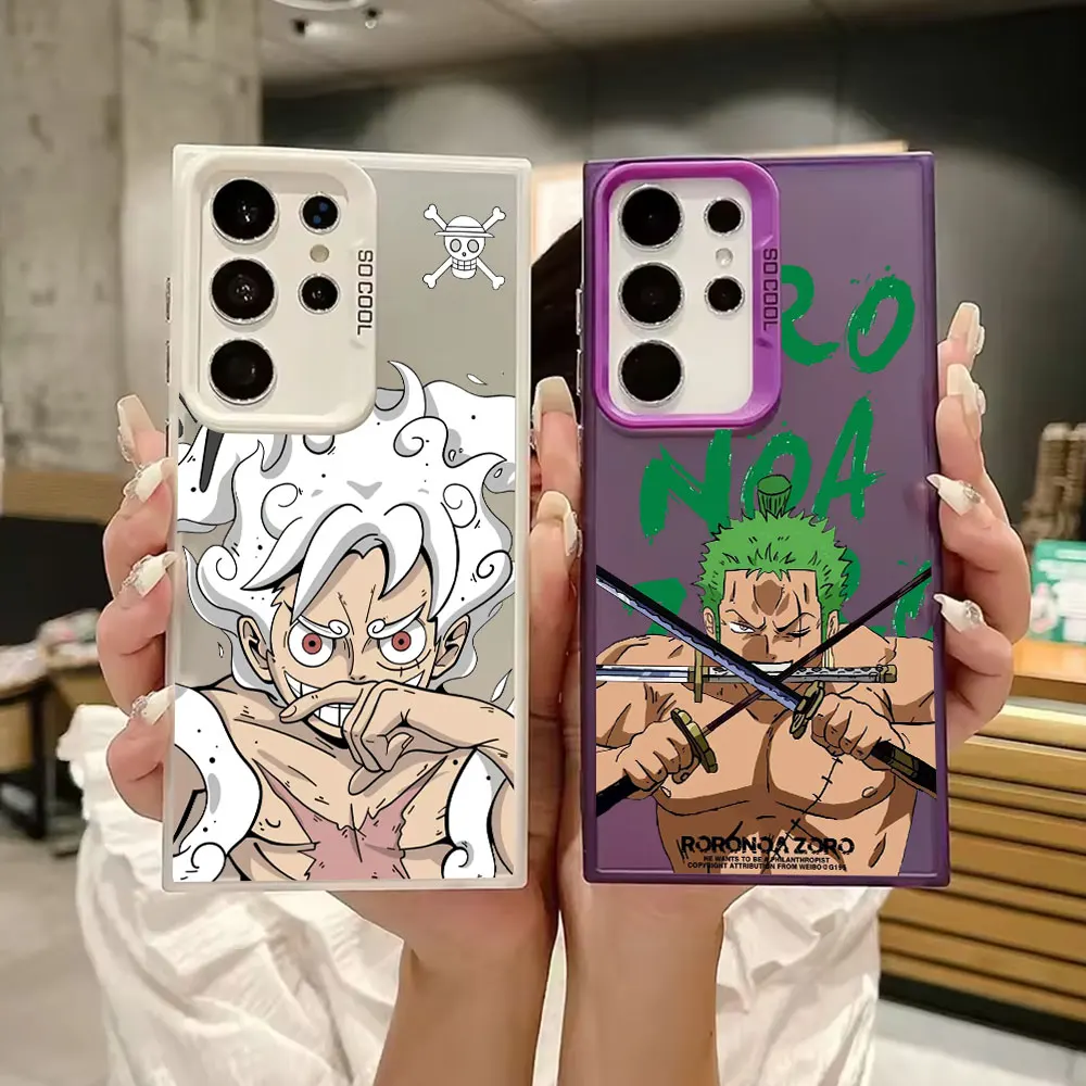 

Hot Ones Pieces Luffy Zoro Case For Samsung S26 S25 S24 Ultra Cases For Galaxy S23 S22 S21 FE S20 Ultra S26 Plus 5G Phone Cover