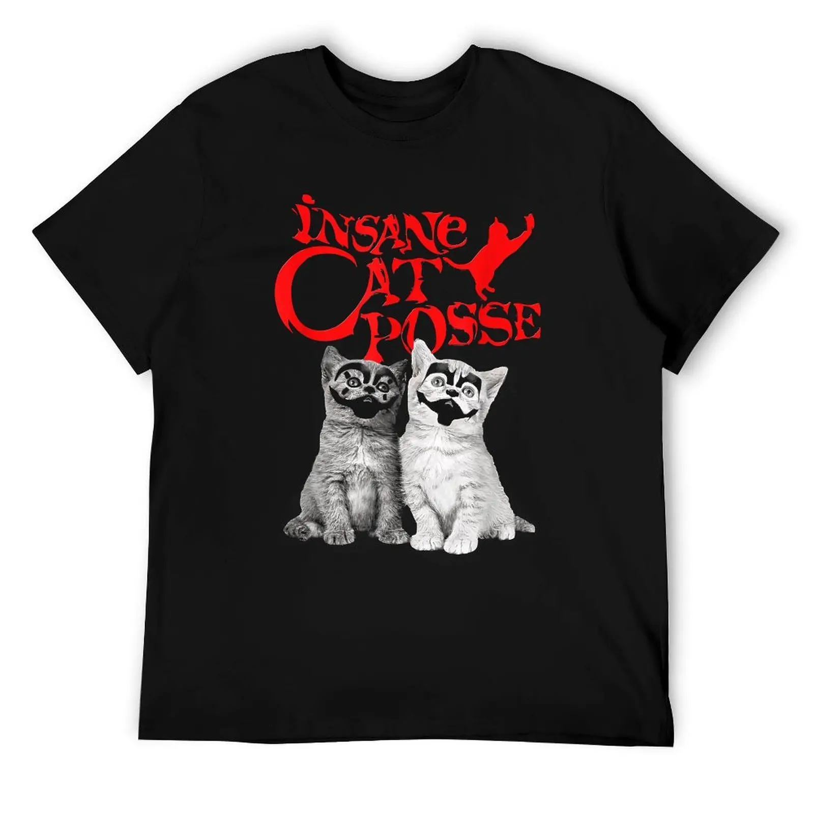 

Retro Halloween Design Insane Cats Posse Love Cute Kittens T-Shirt t shirt for man t shirts for man slim fit T-Shirt