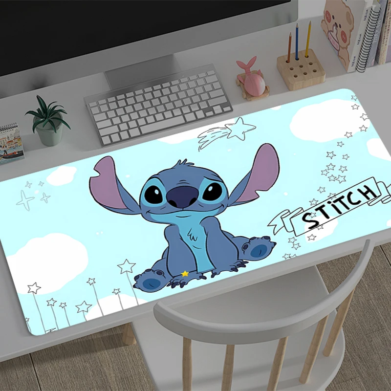 

S-stitch Mouse Pad Large Computer Office Game Table Mats Rubber Anti-slip Gaming Keyboard coaster Long Desk Pads kawaii Mousepad