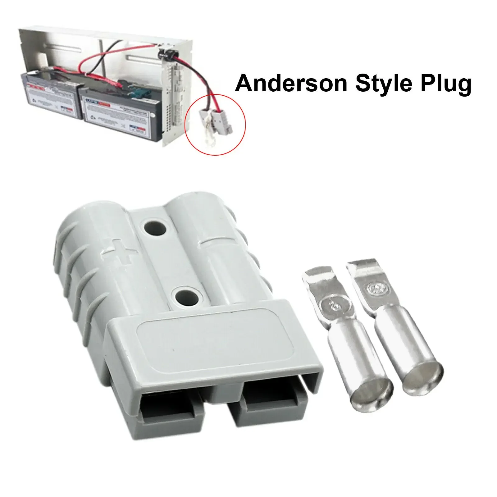 10 Packs 50A/120A/175A Anderson Style Plug Connectors 12-24V DC Power Tool Power Charger Battery Electronic Accessories