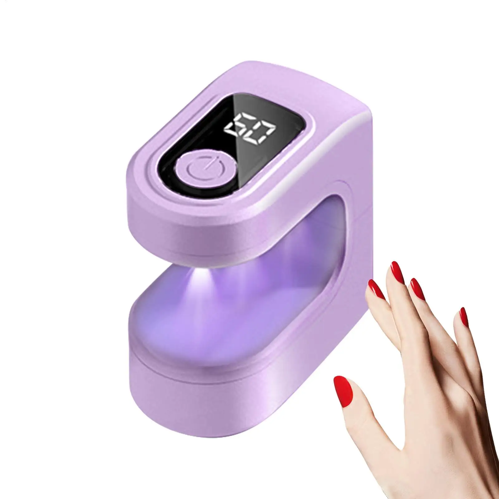 

Маленькая УФ-лампа для ногтей, 2 режима таймера, портативная светодиодная лампа для маникюра и педикюра, фототерапевтическая лампа для салонов, дома, для женщин