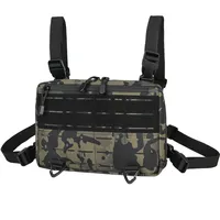 Laser Bag Chest Bag Men's Functional Vest Tactical Survival CAMO X423+A Backpack Bag Locomotive Kit System Backpack Molle