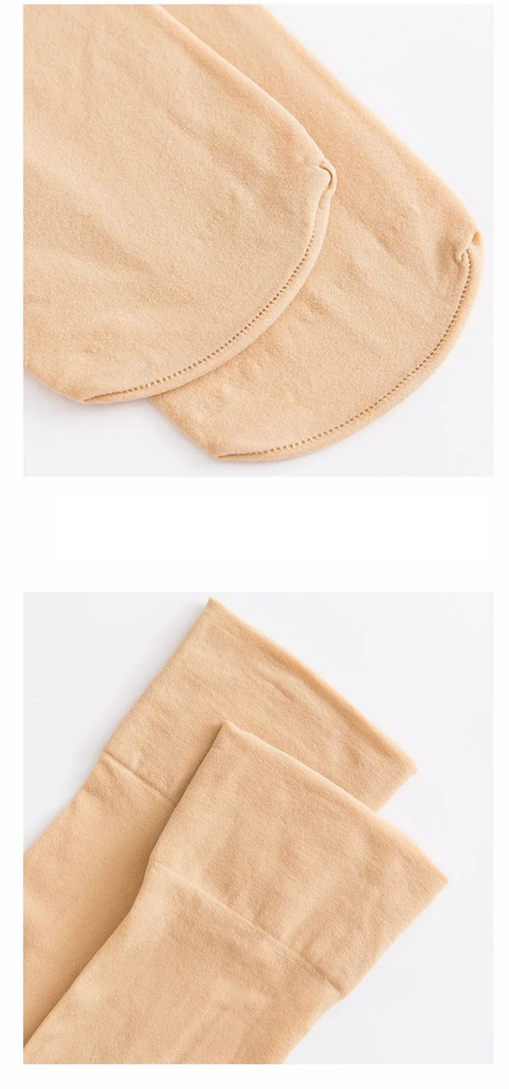 Kompressionsstrümpfe für Damen, kniehohe Socken, sexy Frühlings-Antirutsch-Hohe Socken, lange Strümpfe in Schwarz, Grau, Weiß, Kniestrümpfe – Detail 12