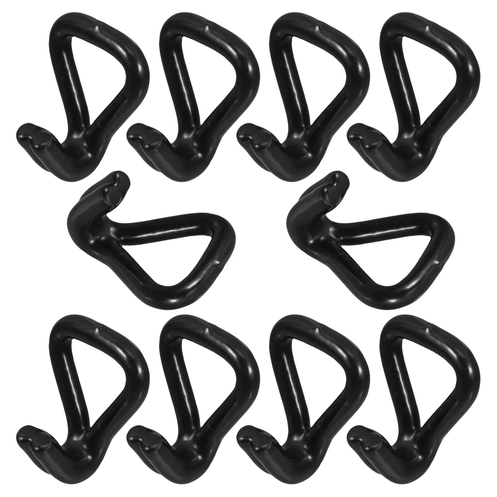 

10pcs Cargo Hooks Heavy Duty Stainless Steel Wall Storage ganization Bike Trailer Pegboard Broom Scarf Garment Twin