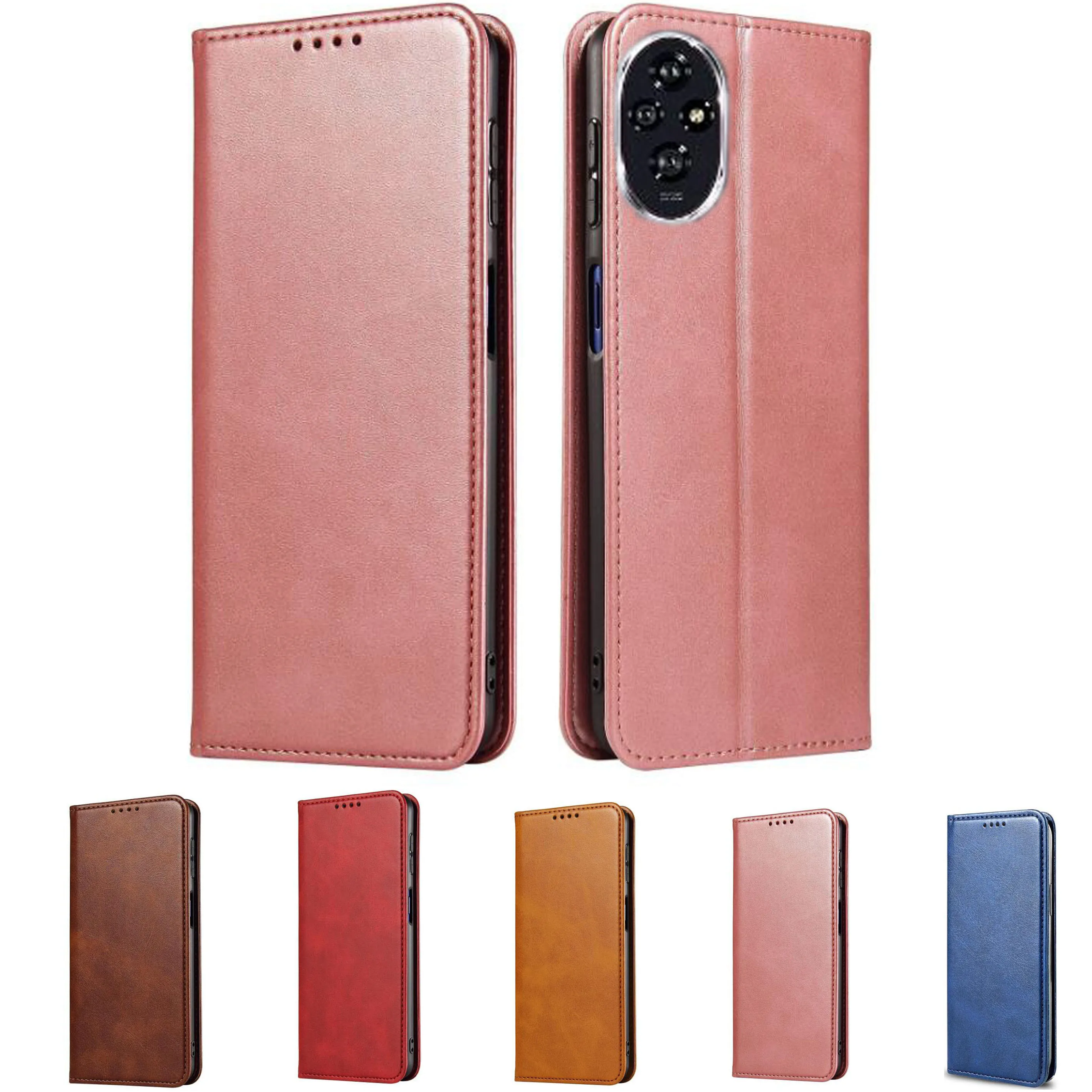 Honor200 Case Leather Wallet Flip Case on For Honor 200 Pro Honor200 Lite 5G 200Pro Cases ELP-AN00 Coque Funda 2024 Shell Etui