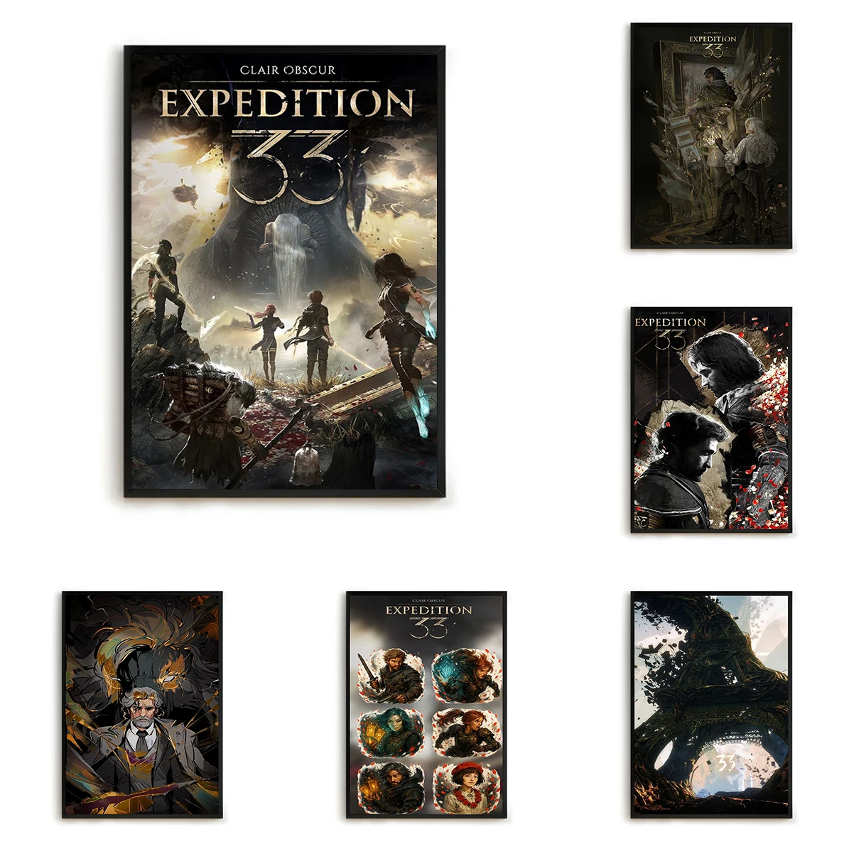 

Game Clair Obscur Expedition 33 Poster Bedroom Decoration Living Room Gift Decorative Wall Prints For Home Decor