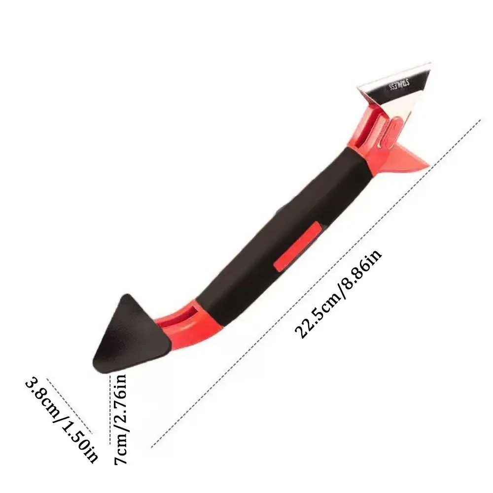Cucitura pulita Strumento per mastice 3 in 1 Multifunzione Ergonomia Grip Colla Raschietto Facile da usare Durevole Pala per giunzioni in cemento Cucina