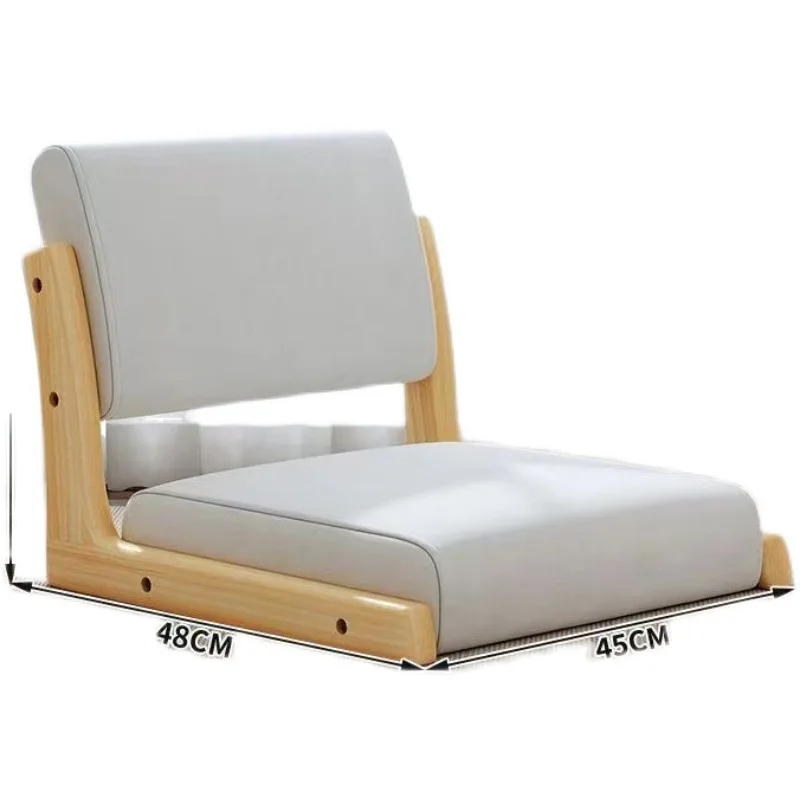 

Bed Chair Tatami Seat Japanese Back Stool Solid Wood Bay Window Japanese Room Chair No Feet No Legs