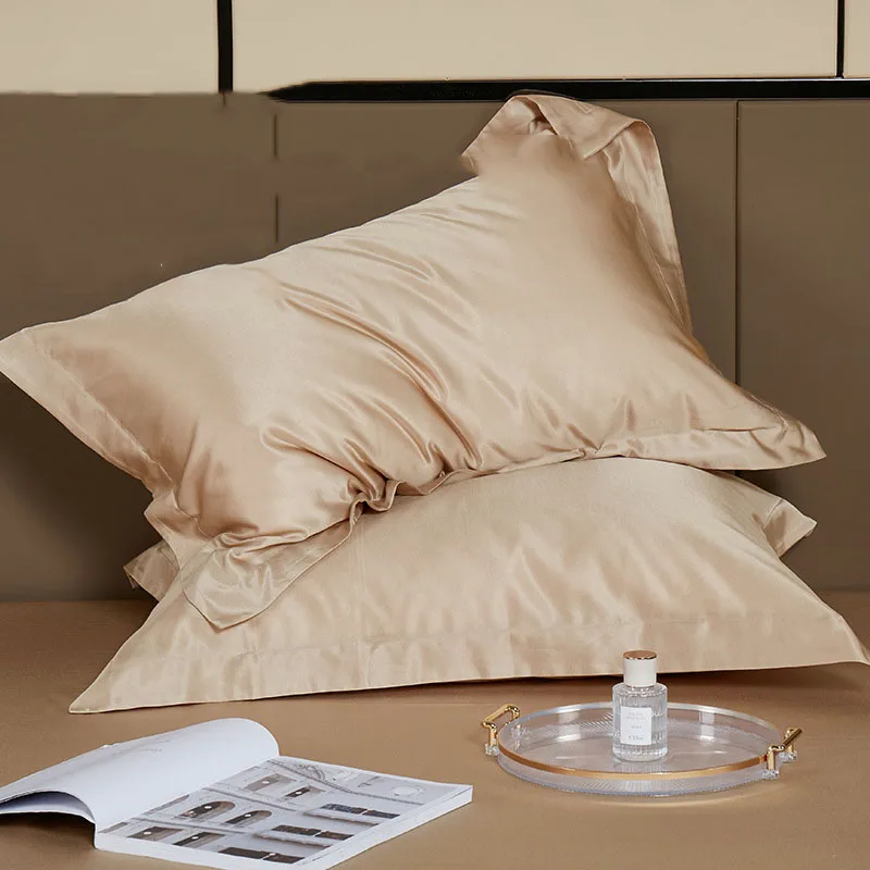 Mulberry Silk Blend Pillowcase 19 Momme 48x74cm Cooling Envelope Pillow Case for Hair Skin Comfortable Breathable Pillow Case