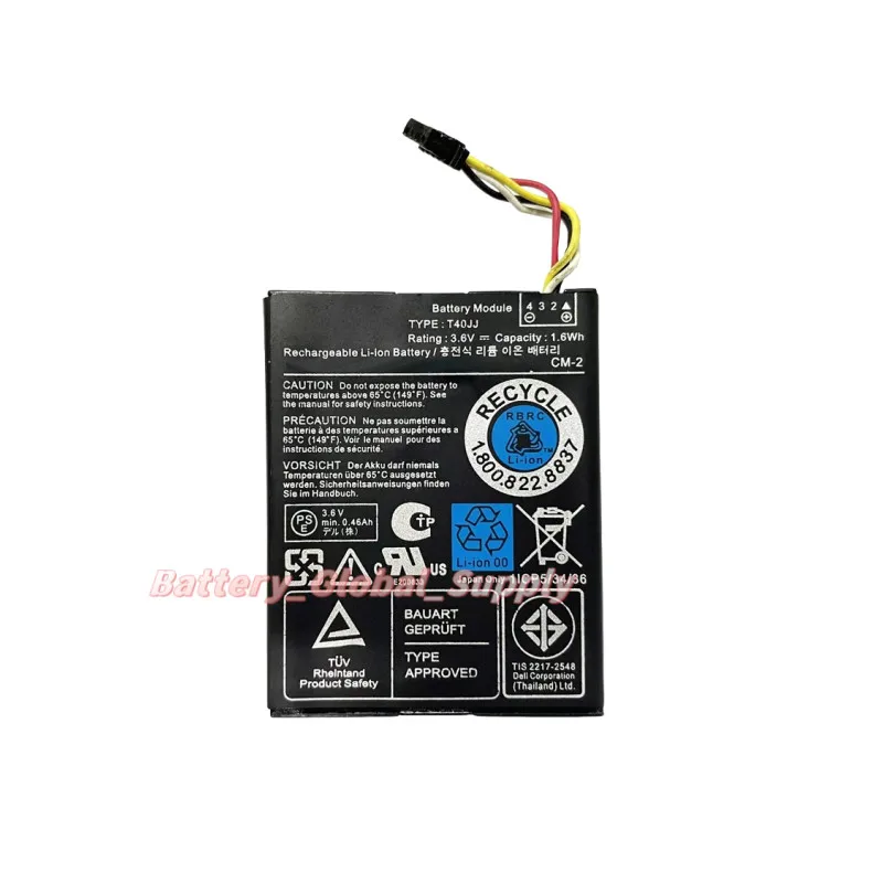 

T40JJ 70K80 D0JMF H710P N3V6G T40J Server Array Card Battery and Reliable 800mAh