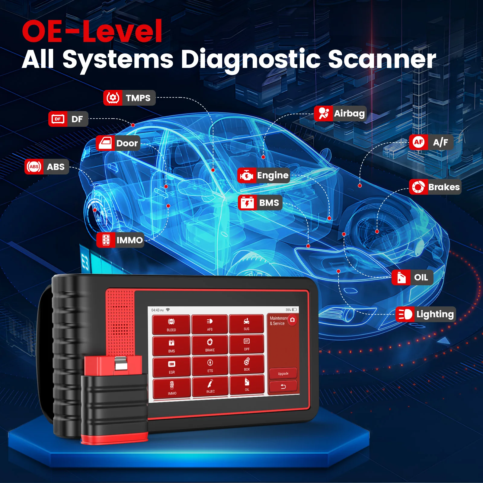 THINKTOOL MINI/MINI2 Car Scanner Auto All System Diagnostic Tool 28 Reset Scan Tool Bidirectional Control ECU Coding Code Reader