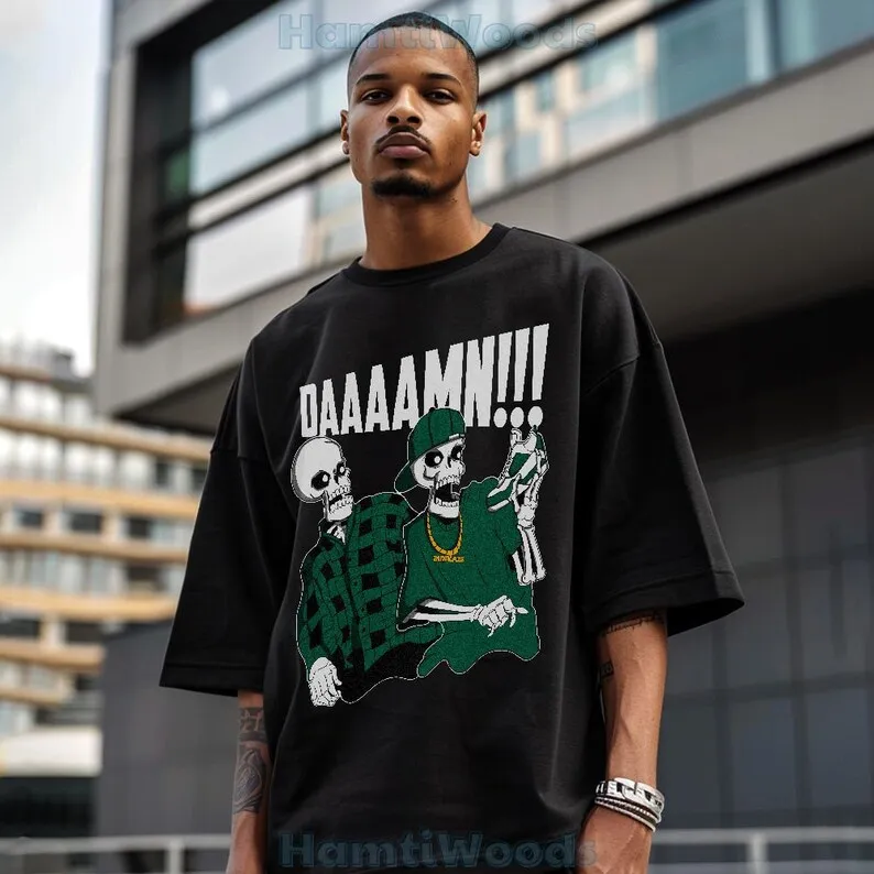 Oxidized Green 4s Shirt, What The DAAAMN Shirt Outfit