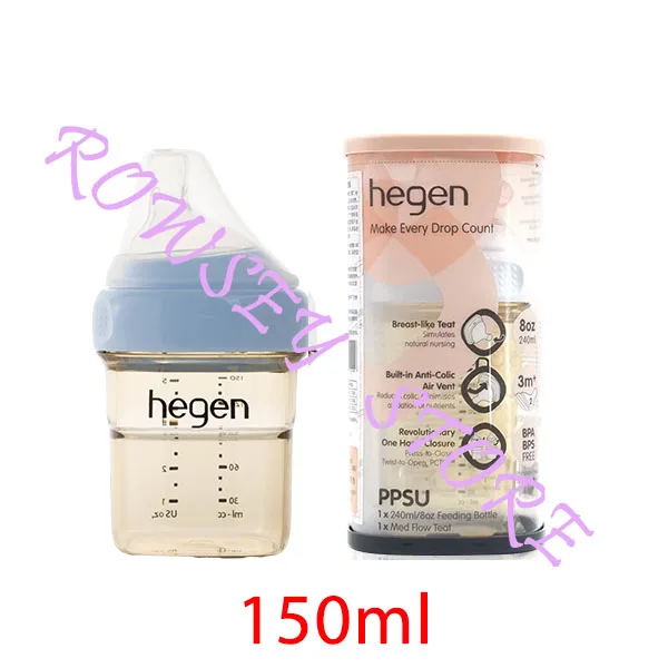 Hegen Bottle original original PPSU fall-proof baby baby gift box with storage lid pacifier water bottle for children image 3