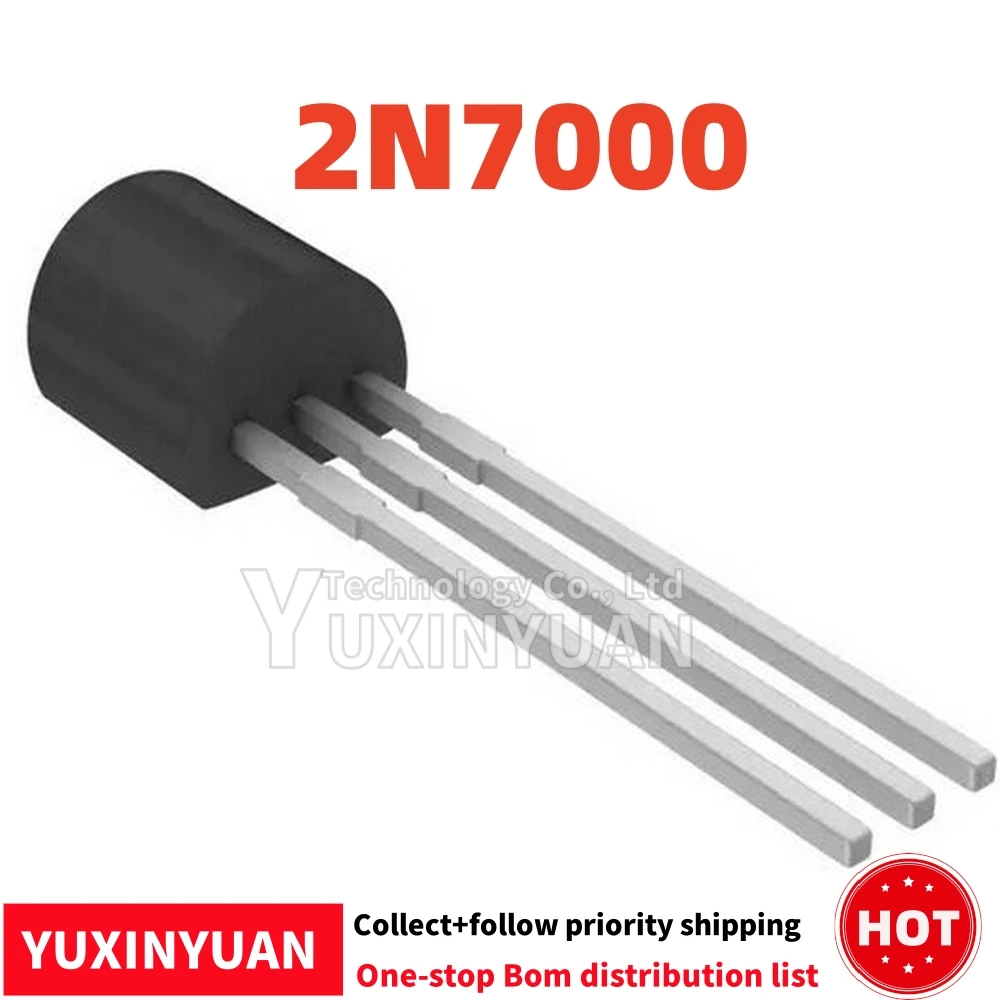 2N7000 MOSFET TO-92 25pcs/lot IN STOCK YUXINYUAN