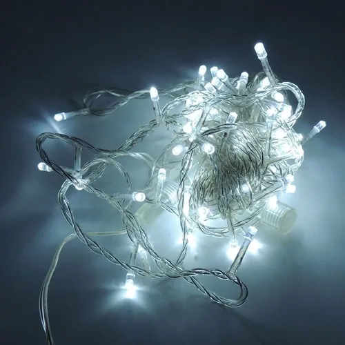 Sunlight Indoor LED Lighting Transparent Cable 10M Tree Işığı 100L Rope Christmas Ornament