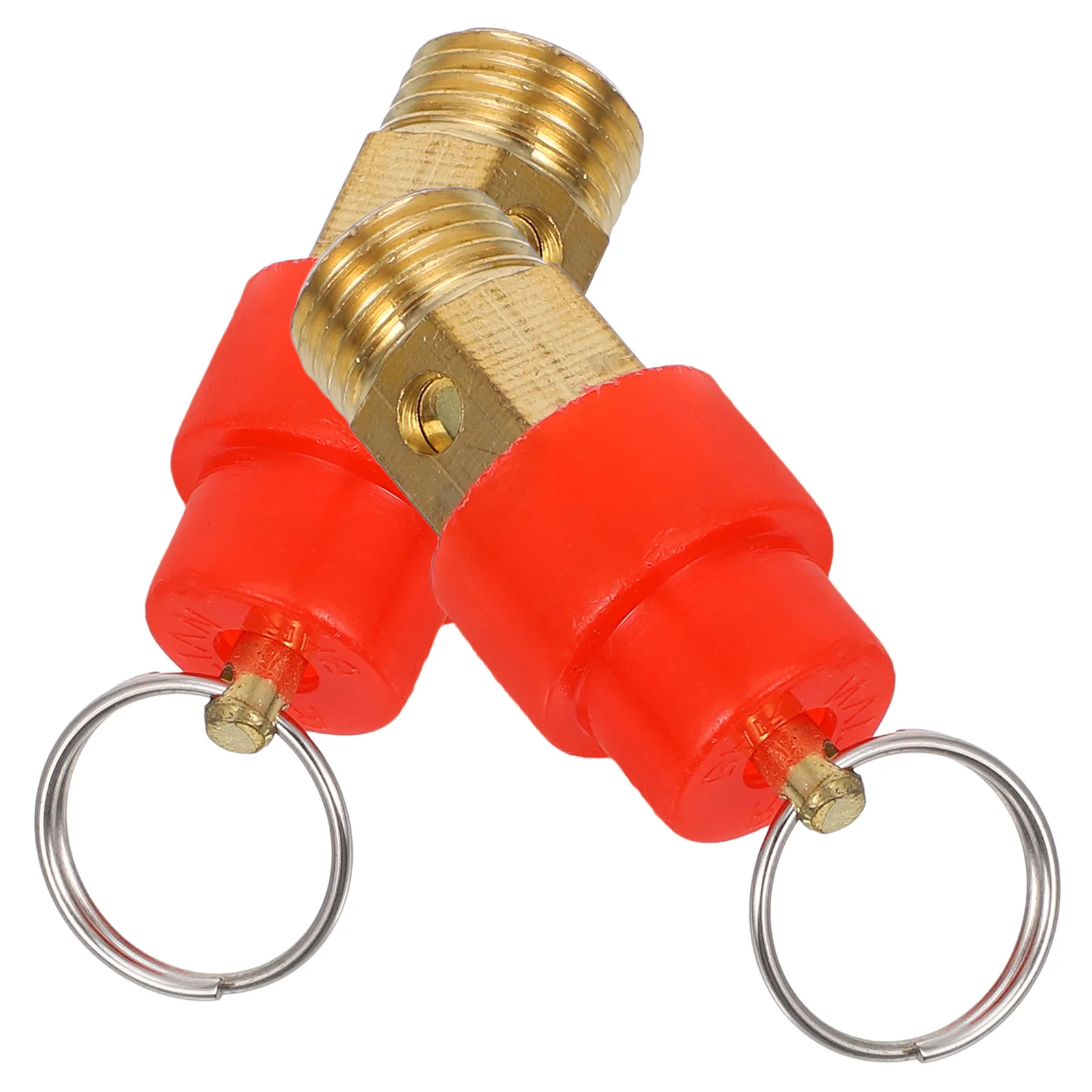 

2pcs Safety For Air Compressor 1/4 Inch Brass Pressure Relief Check Valve Air Compressor Valve Instrumentation Tool Durable