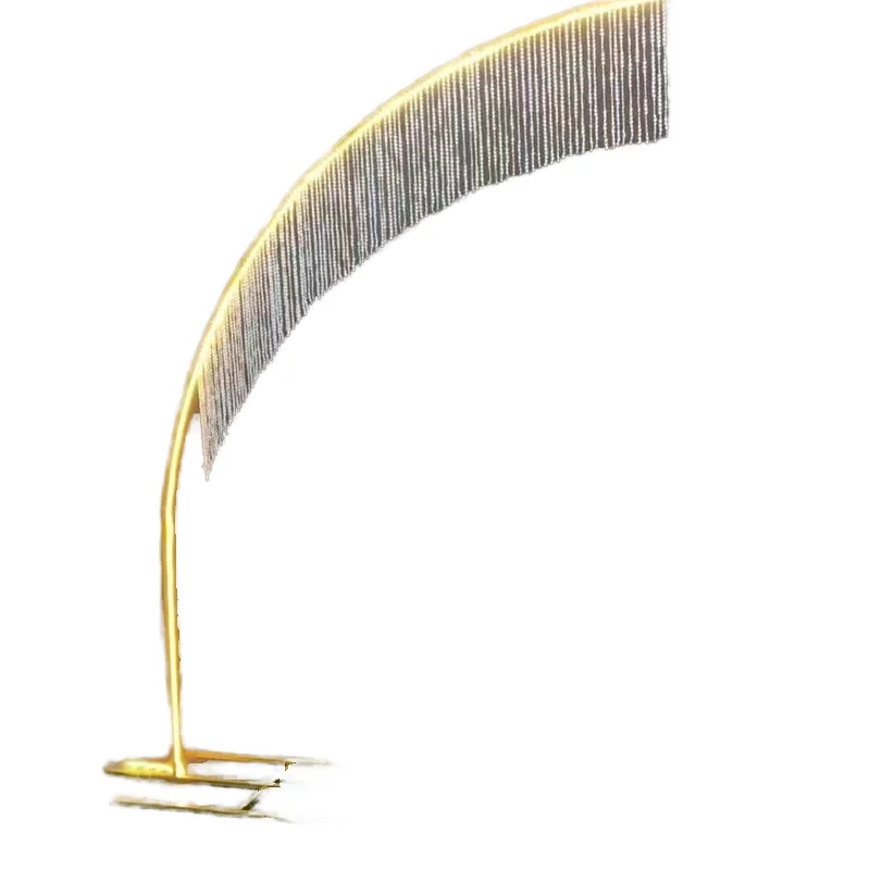 

Современная свадебная арка с блестящими бусинами для оформления входа на мероприятие или вечеринку