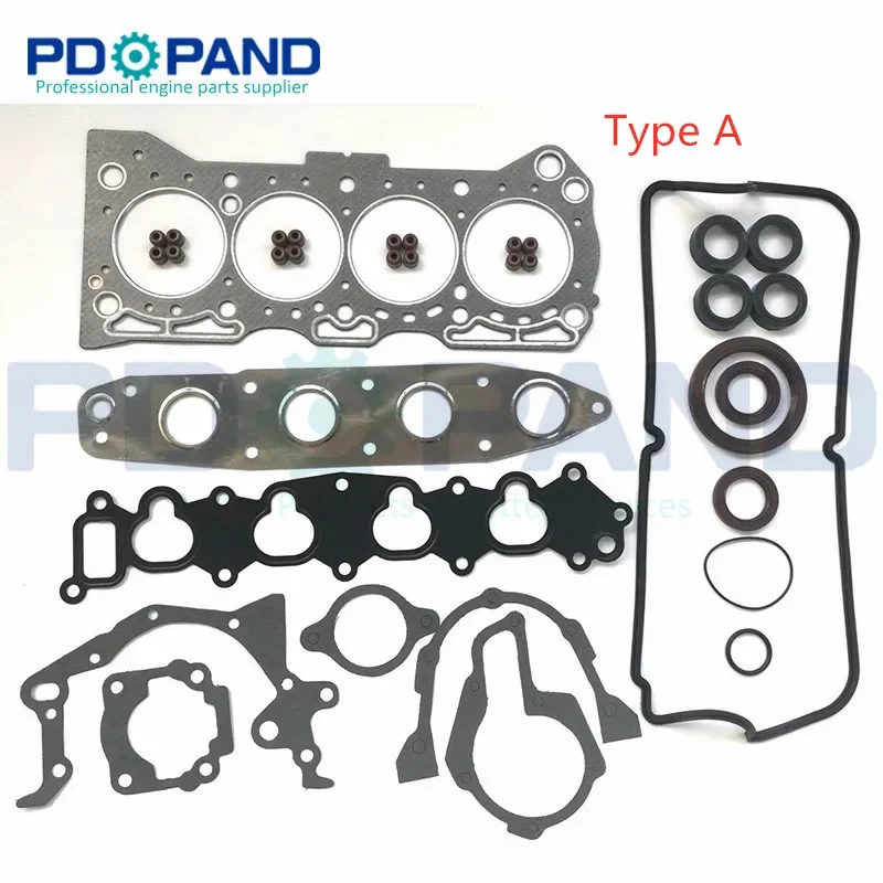 G16B G13BB Engine Overhaul Gasket Set for SUZUKI BALENO/ESTEEM EG VITARA Cabrio ET TA GRAND  FT GT 1.6 16V 1995-2003