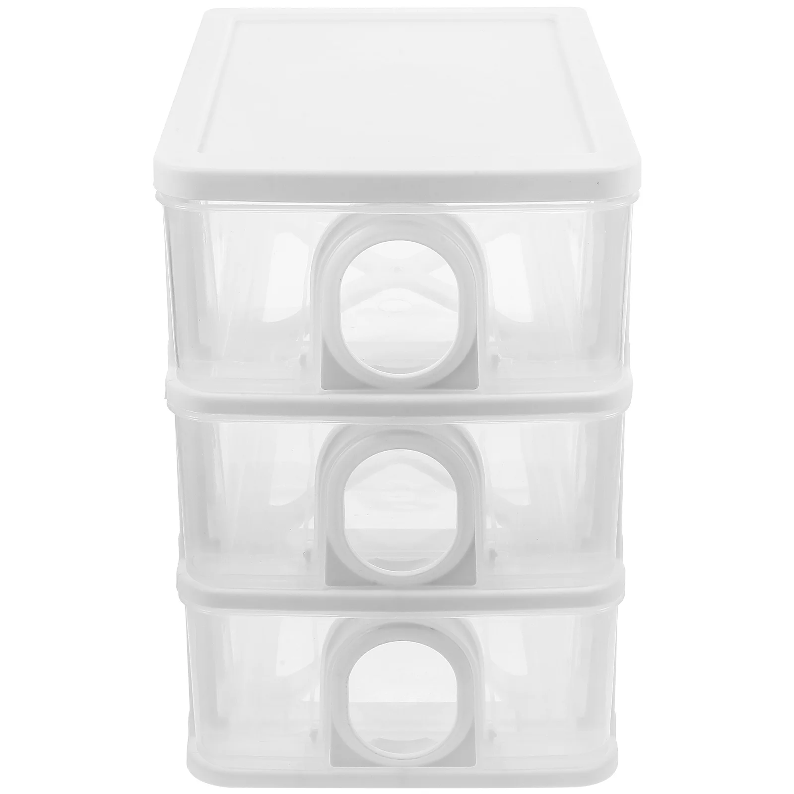 

Drawer Type Storage Box Desktop Organizer Makeup Sundry Holder Plastic Drawers Light Simple Design For Home Office Kitchen