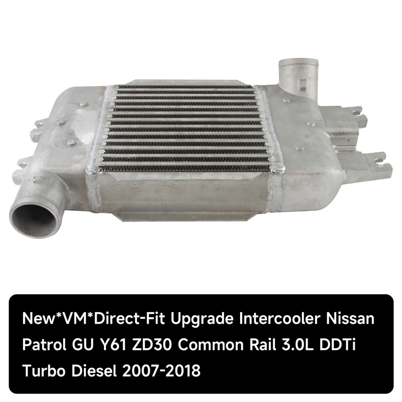 

NEW Intercooler Direct Upgrade For Nissan Patrol ZD30 Common Rail 3.0L TD 2007+