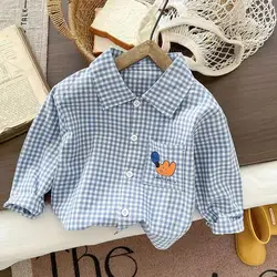 IENENS Kids Boys Gentlemen Shirt Tops Clothes Children Baby Boy Cotton T-shirt Clothing Blouse Infant Toddler Tee Shirts