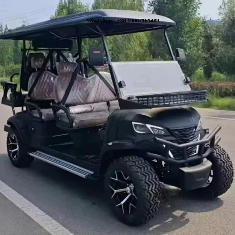 6 Seater 48 Volt Lithium Electric Golf Cart with CE Certified Utility off Road Lifted Golf Cart LXM