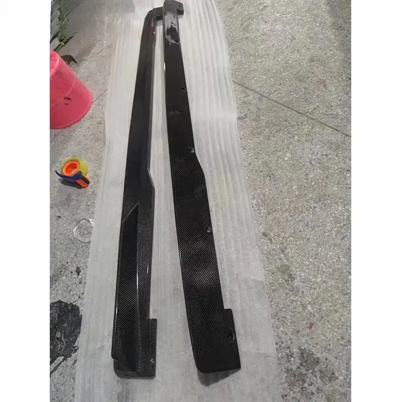 Auto Parts Carbon Fiber Side Skirt Extension Lip Fit TT TTS TTRS MK3 8S 2018 view 4