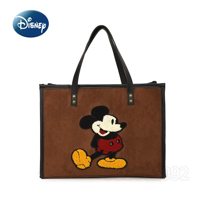 Disney Mickey New Women's Handbag Cartoon Fashion Women's Shoulder Bag Luxury Brand Women's Bag Large Capacity High Quality