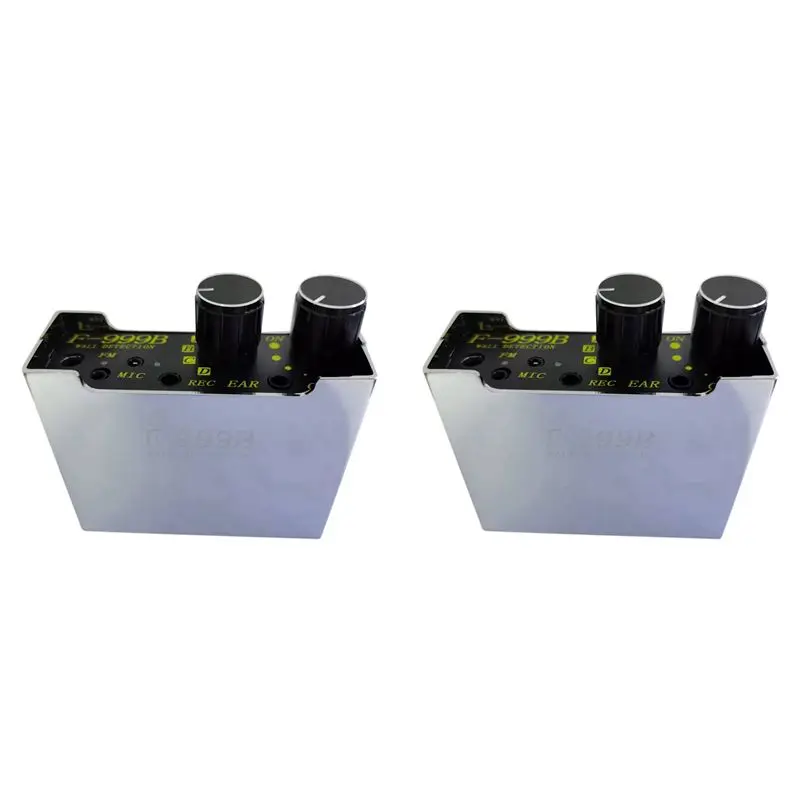 2X F999B Leaking Water Leak Detector Household Wall Leaking Pickup Leak Detector EU Plug