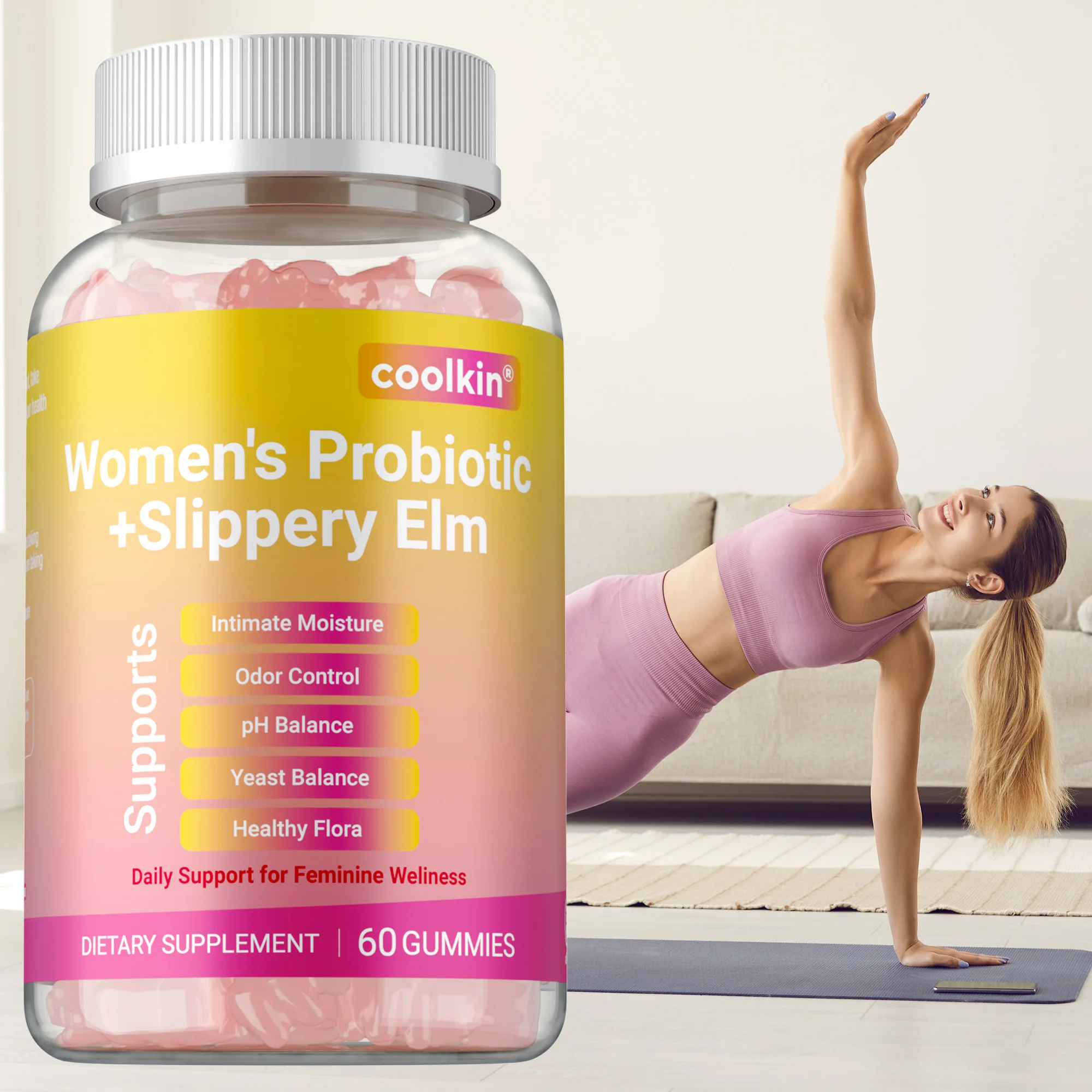 Probiotics Women Health - Probiótico para Mujeres + Olmo Resbaladizo
